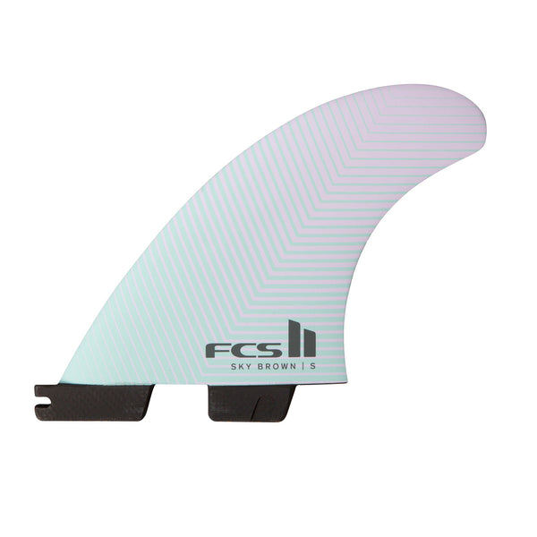 FCS II SKY BROWN TRI FIN SET