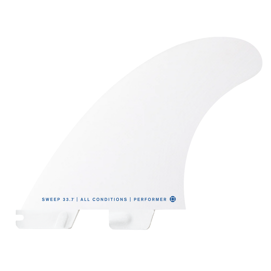 FCS II Performer White Edition Tri Fin Set