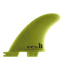 FCS II CARVER QUAD REAR FIN SET