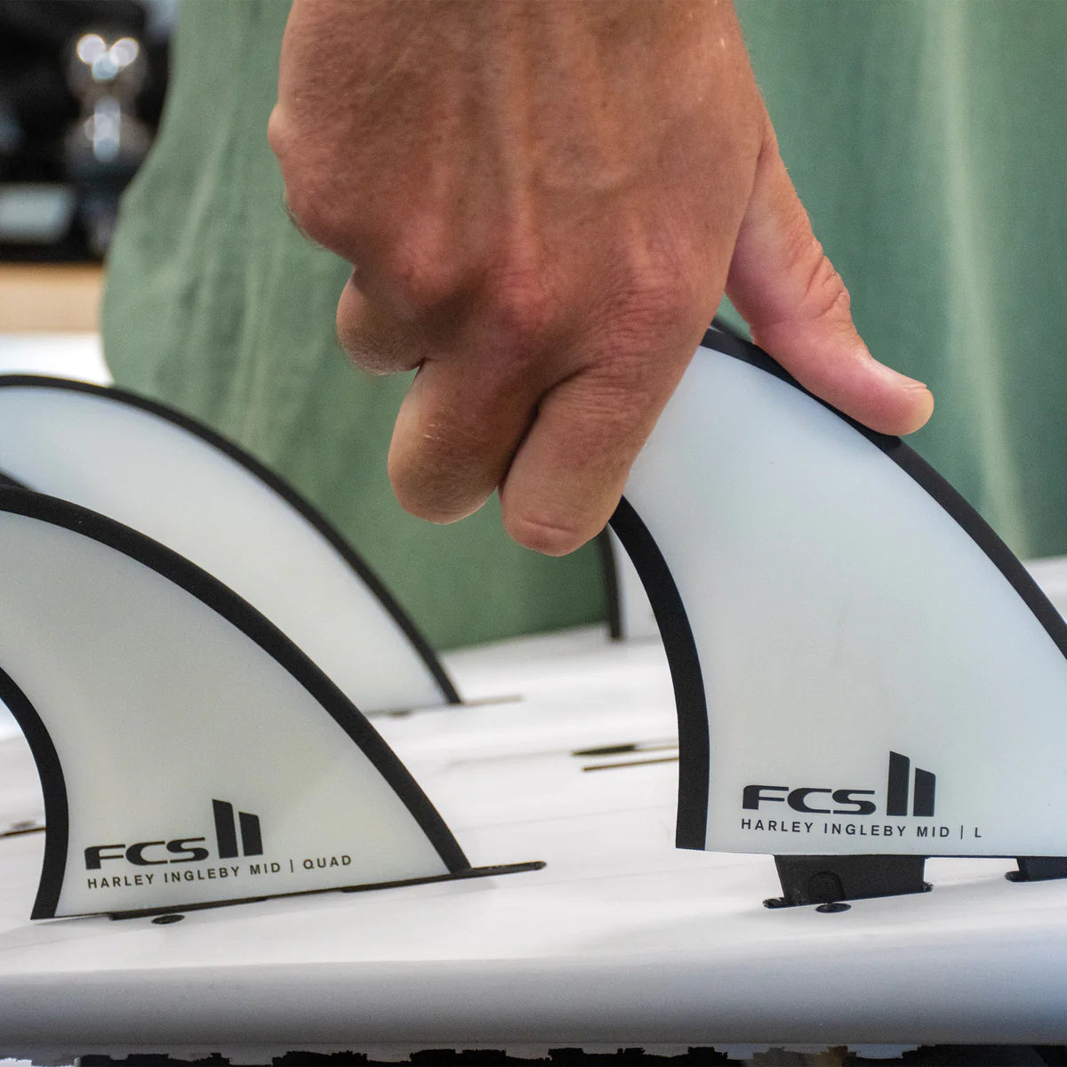 FCS II HARLEY MID TRI-QUAD FIN SET - FCS JAPAN FCS II HARLEY MID TRI-QUAD FIN SET - FCS JAPAN