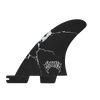 FCS II Mayhem Driver Quad Rear Fin Set