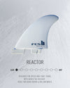 FCS II Reactor White Edition Tri Fin Set
