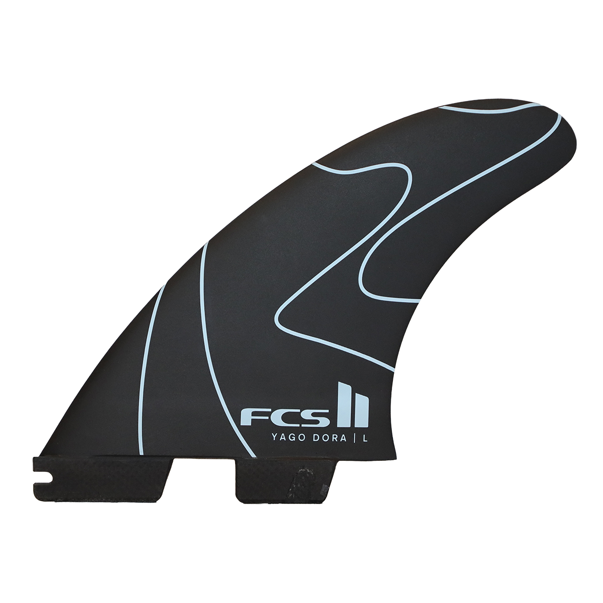 FCS II Yago Dora Signature PC Tri Fin Set - FCS JAPAN FCS II Yago Dora Signature PC Tri Fin Set - FCS JAPAN