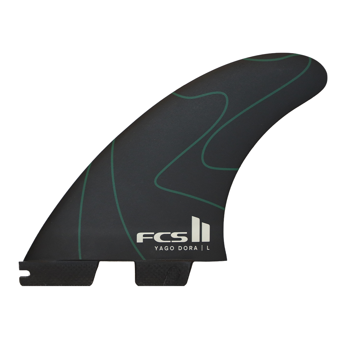 FCS II Yago Dora Signature PC Tri Fin Set - FCS JAPAN FCS II Yago Dora Signature PC Tri Fin Set - FCS JAPAN